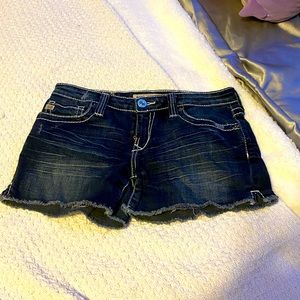 big star blue jean shorts